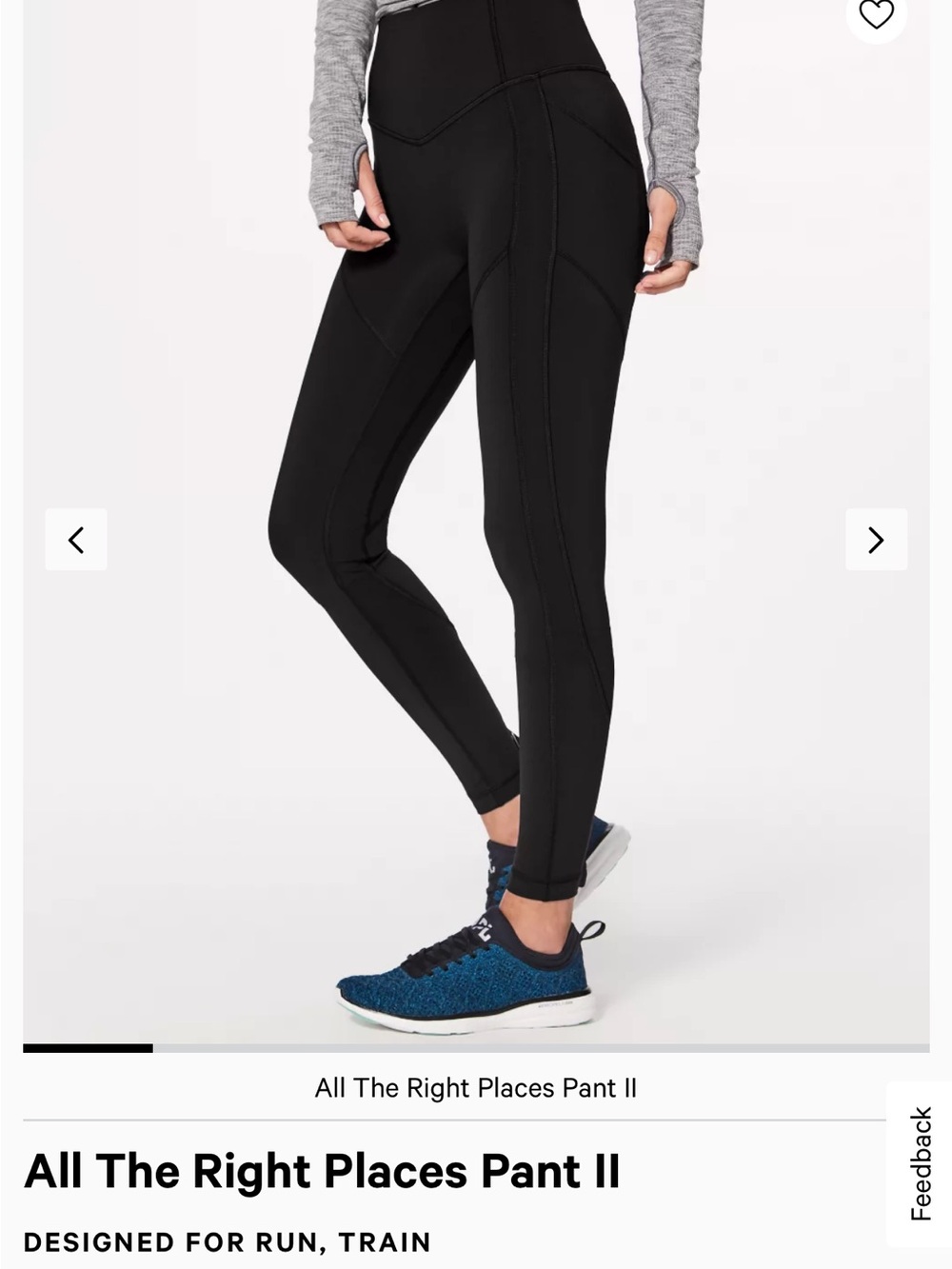 Lululemon All The Right Places Pant - Black